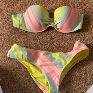 VS multicolor striped bikini
